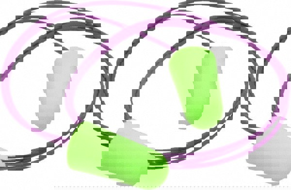 Earplug: 33dB, Non-PVC Foam, Bullet, Roll Down, Corded